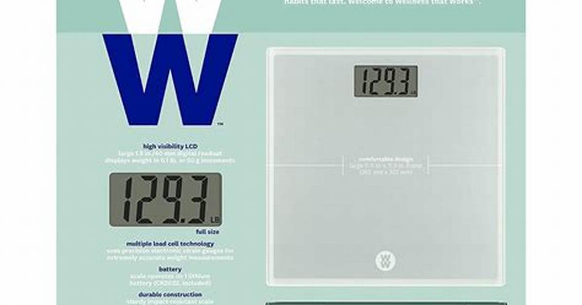 Weight Watcher Scale