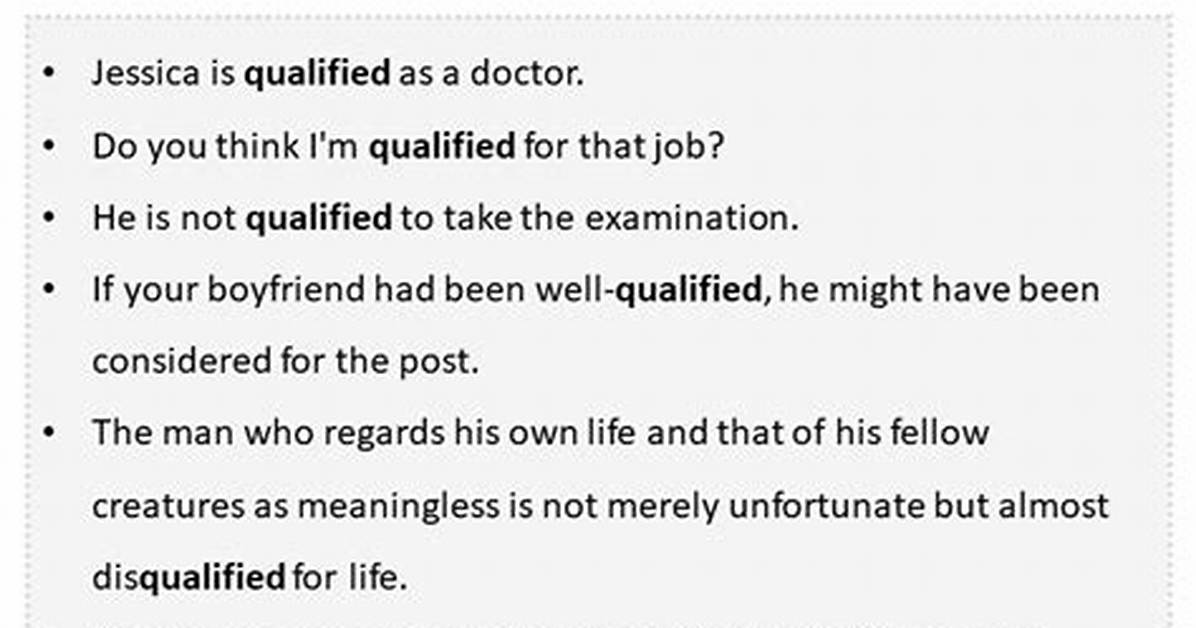 Well-Qualified