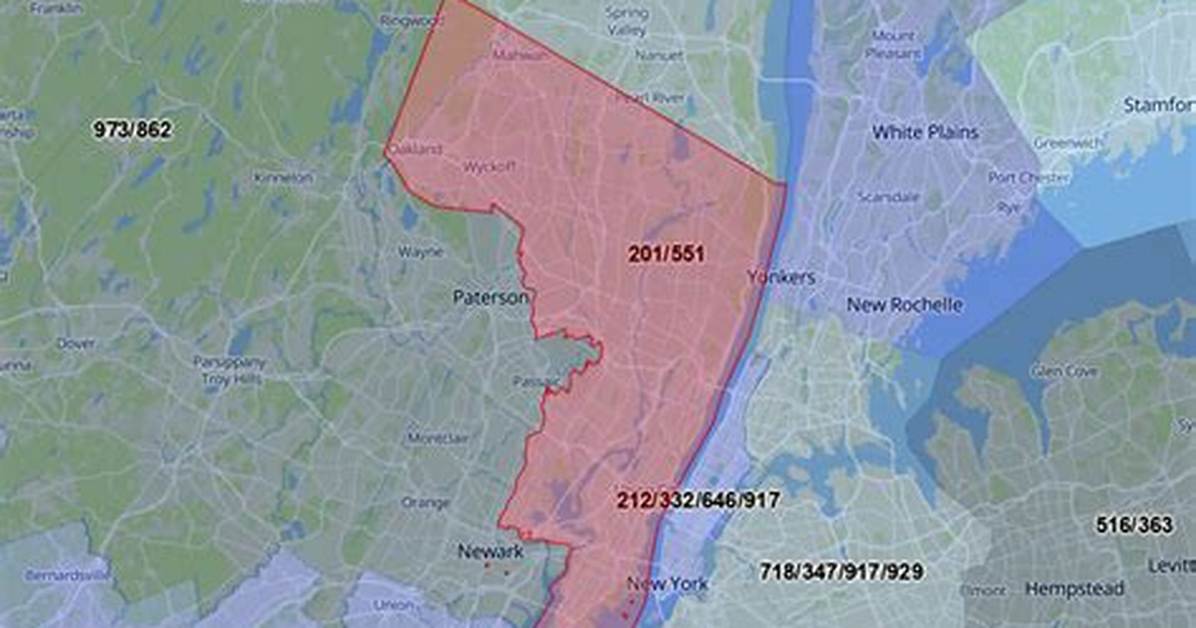 Were 201 Area Code from?
