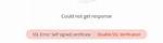 Wget Error: Cannot Verify Localhost's Certificate, .. Self-Signed Certificate Encountered