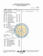 Wgu Transcript