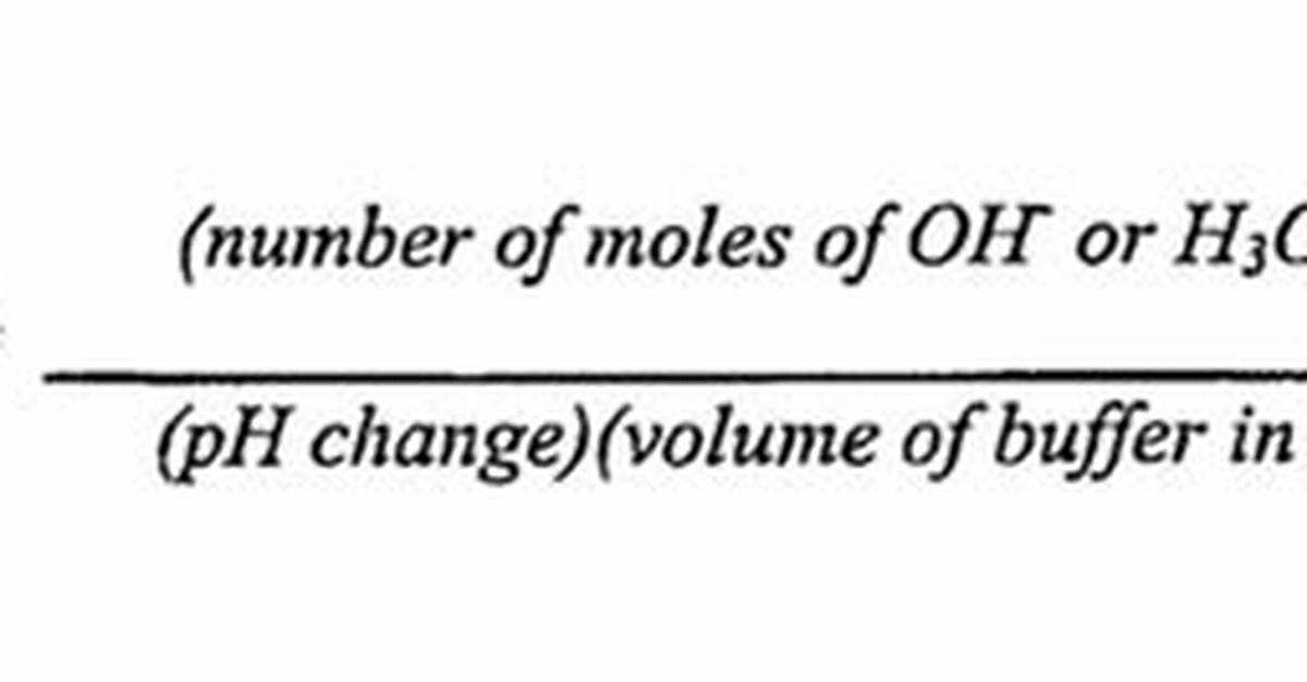What Affects Buffer Capacity