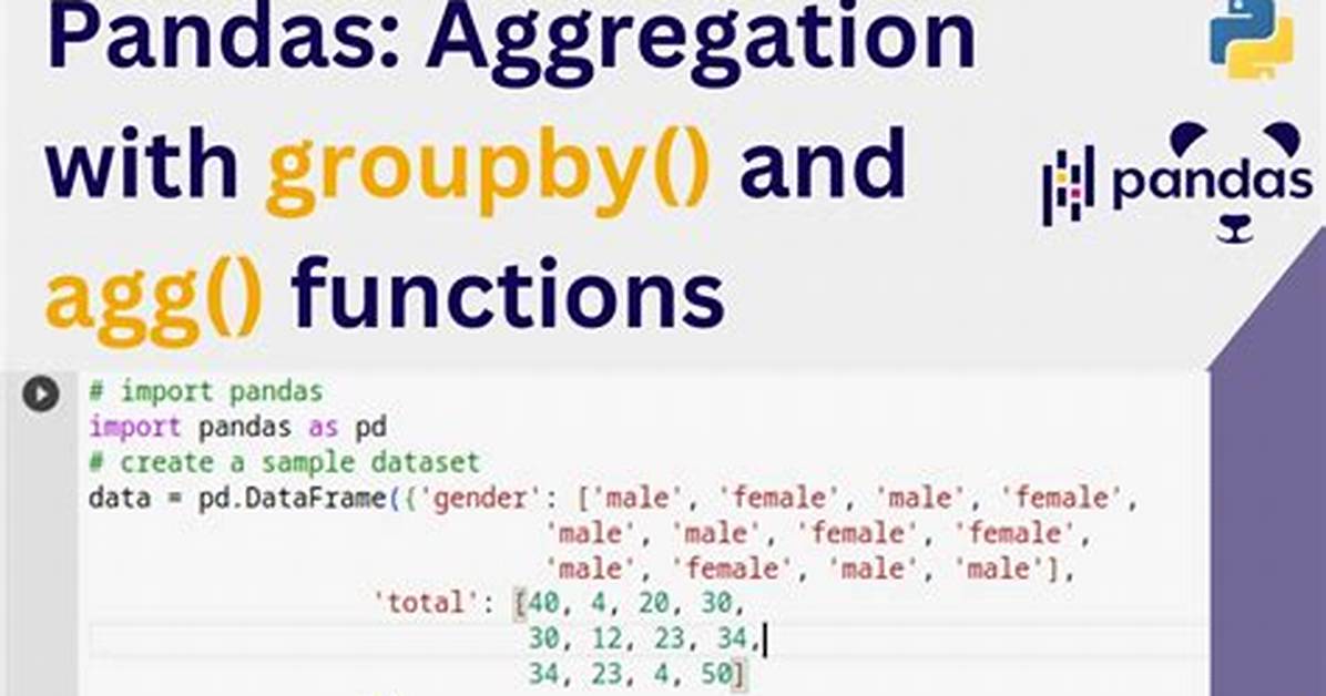 What Are All Python Pandas. Agg Functions?