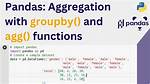What Are All Python Pandas. Agg Functions?