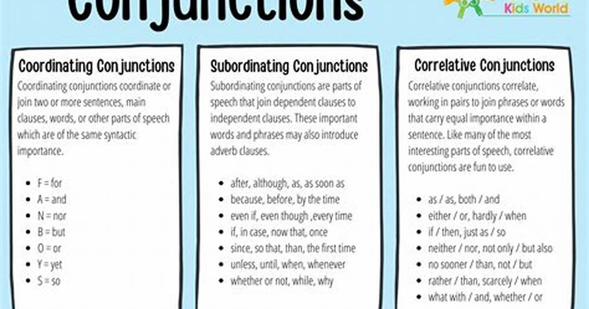 What Are Conjunctions