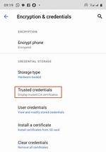 What Are Credentials on Android?