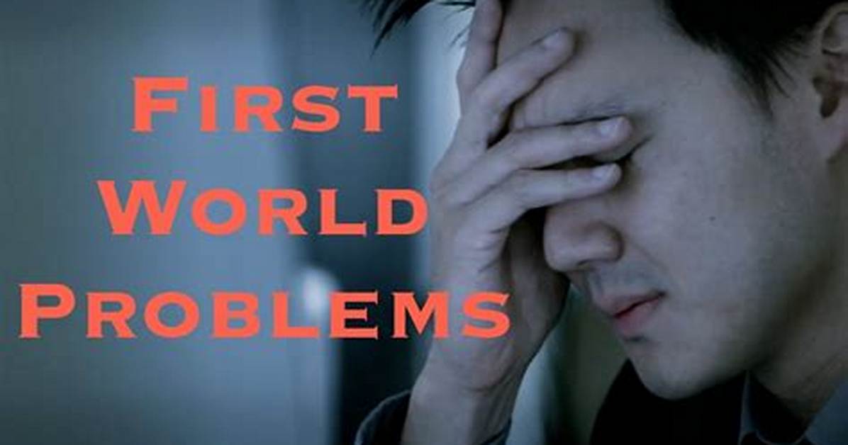 What Are First World Problems?