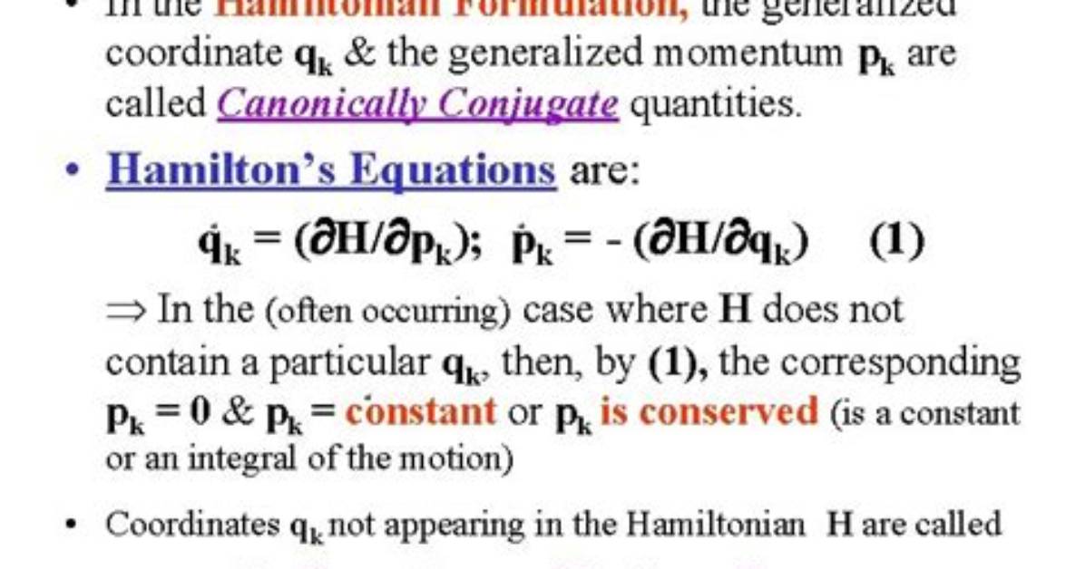 What Are Ignorable Coordinates?