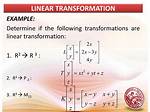 What Are Linear Transformations?
