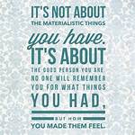 What Are Materialistic Things?