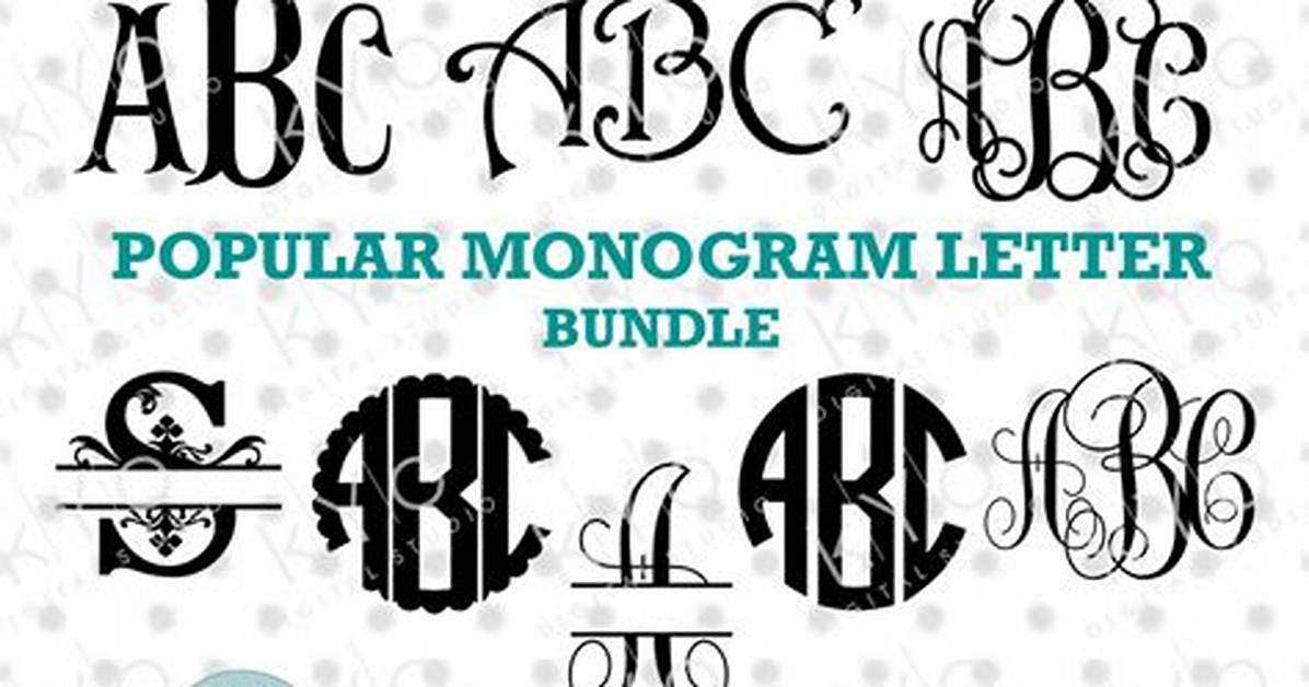 What Are Monogram Initials?