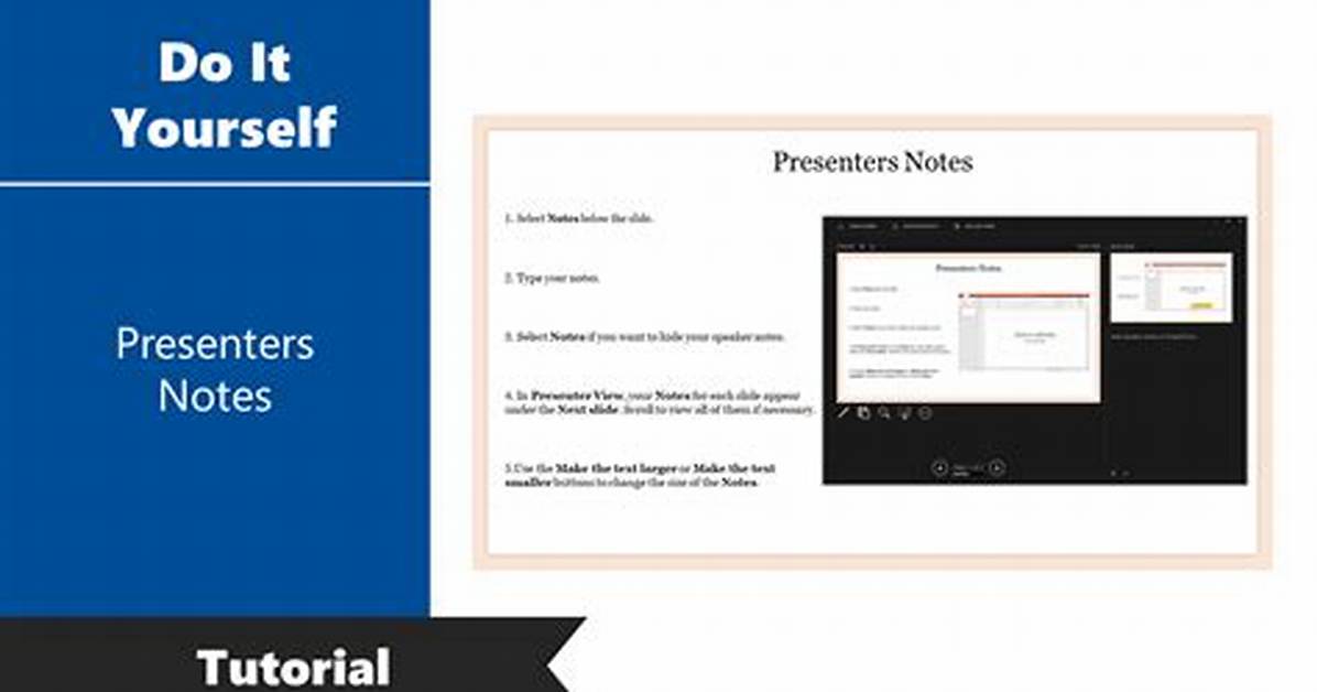What Are Presenters Notes