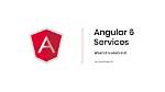 What Are Services Angular 6