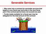 What Are Severable Services?