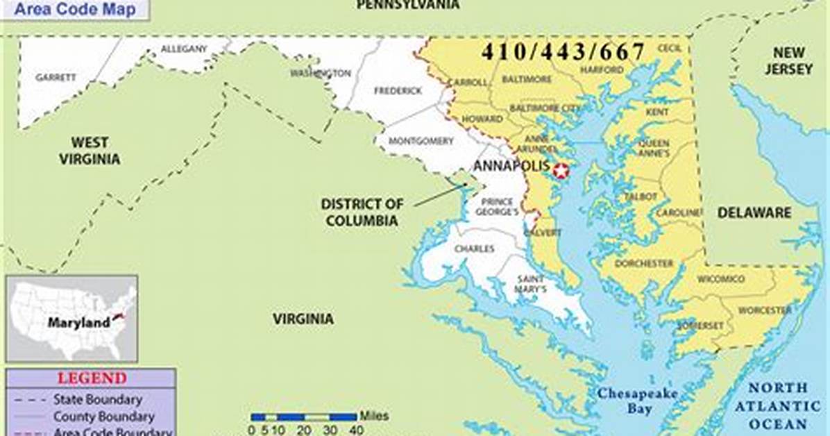 What Area Code Is 410?