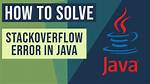 What Causes a Java. Lang. Stackoverflowerror