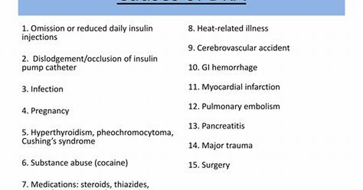 What Causes Dka