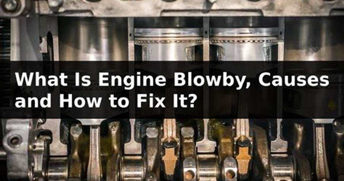 What Causes Engine Blow by?