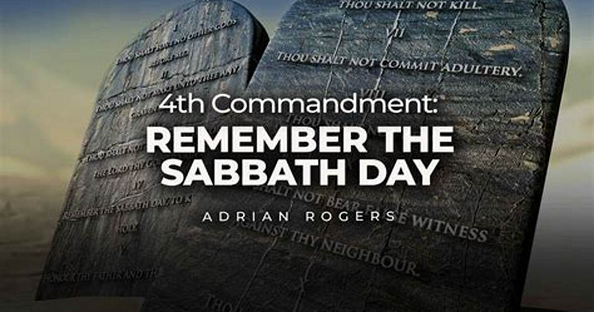 What Commandment Is Sabbath?