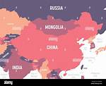 What Countries Border China Map?