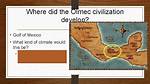 What Did the Olmec Develop