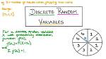 What Discrete Random Variable?