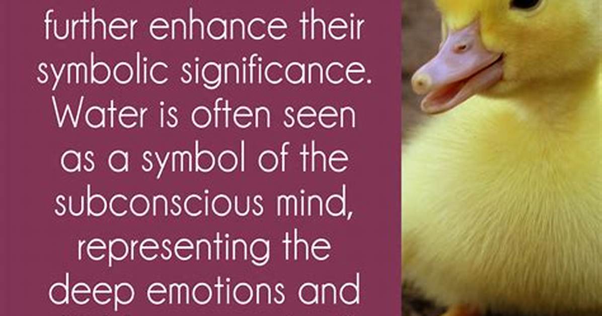What Do Ducks Symbolize?