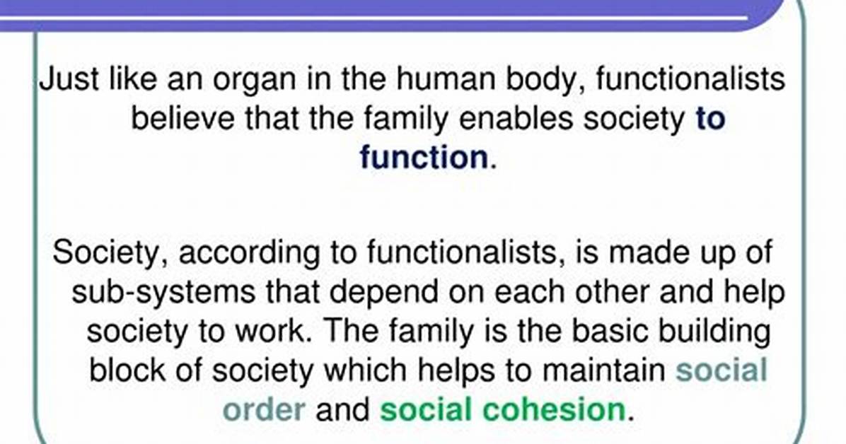 What Do Functionalists Believe?