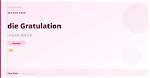 What Do Gratulation Meaning?