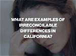 What Do Irreconcilable Differences Mean?