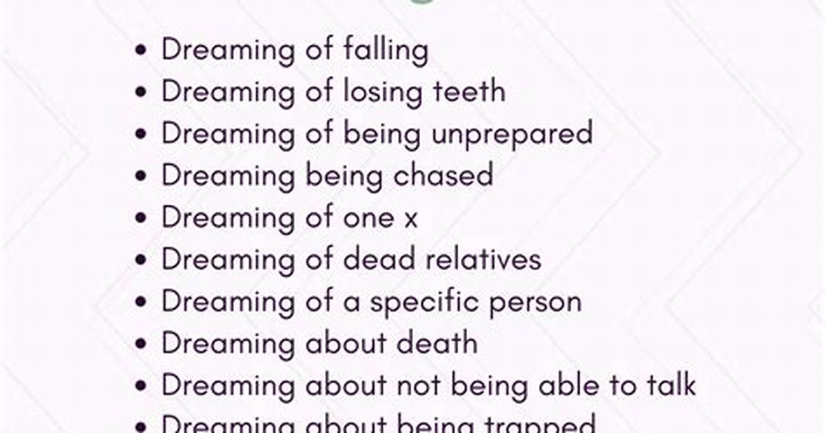 What Do Recurring Dreams Mean?
