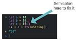 What Do Semicolons Do in Javascript?