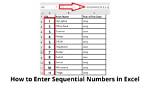 What Do Sequential Numbers Mean?