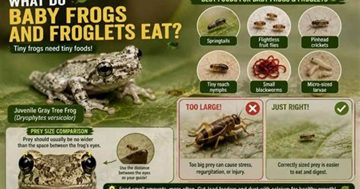 What Do Tiny Froglets Eat?