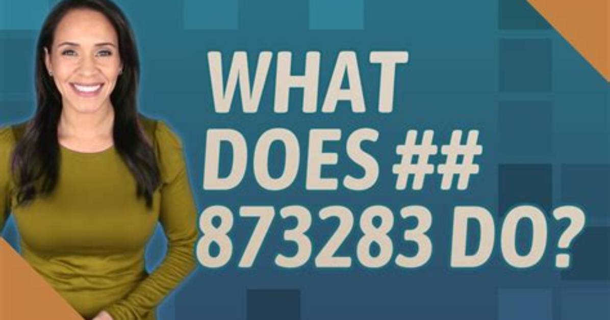 What Does ## 873283 Do?