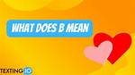 What Does a ∩ B Mean?