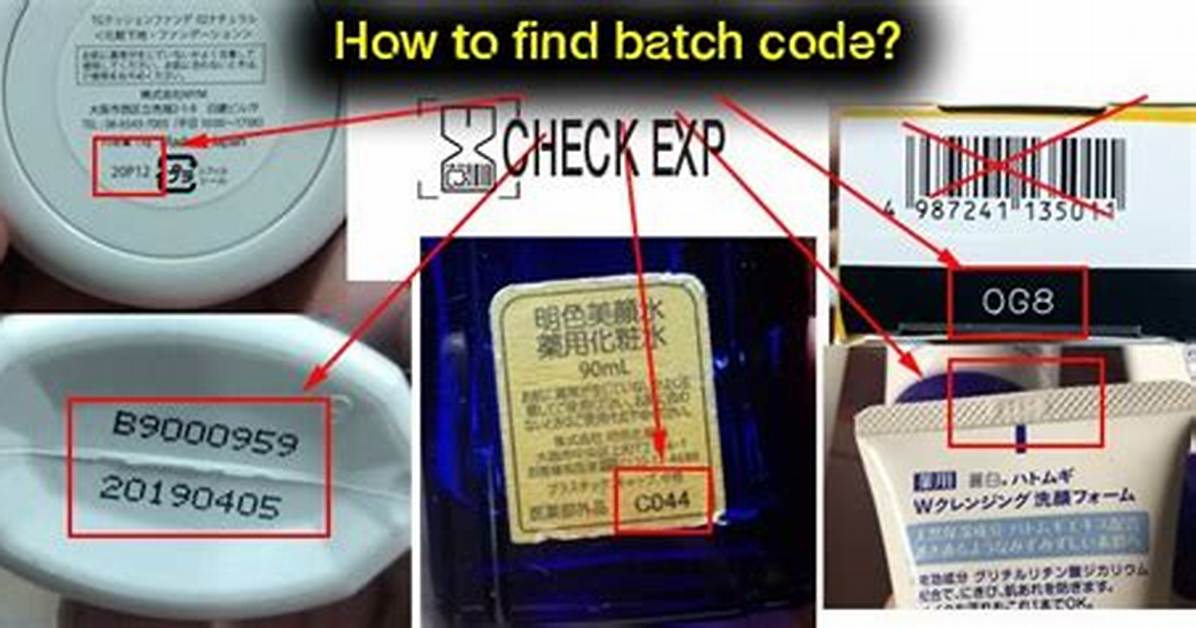 What Does a Batch Code Tell You?