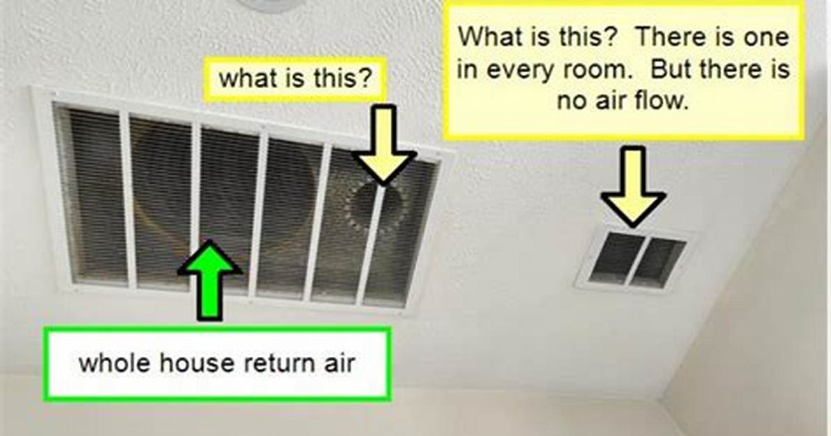 What Does a Return Vent Do?