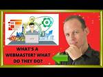 What Does a Webmaster Do?
