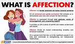 What Does Affection Mean