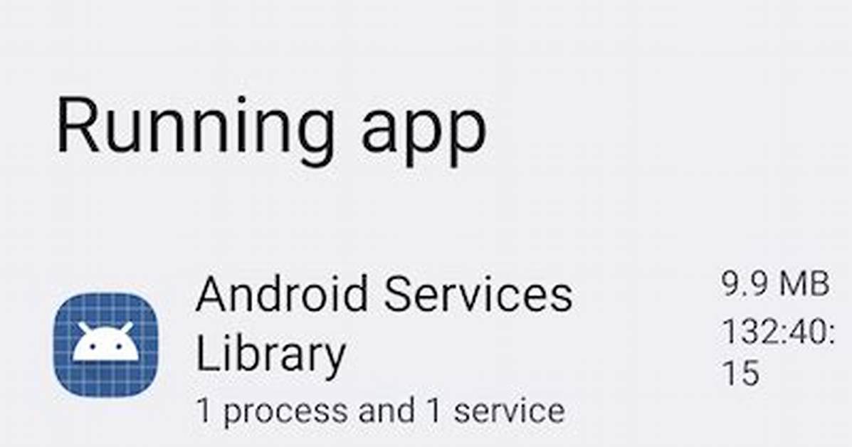 What Does Android Services Library Do?