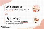 What Does Apologizing Mean?