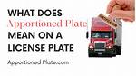 What Does Apportioned Mean?