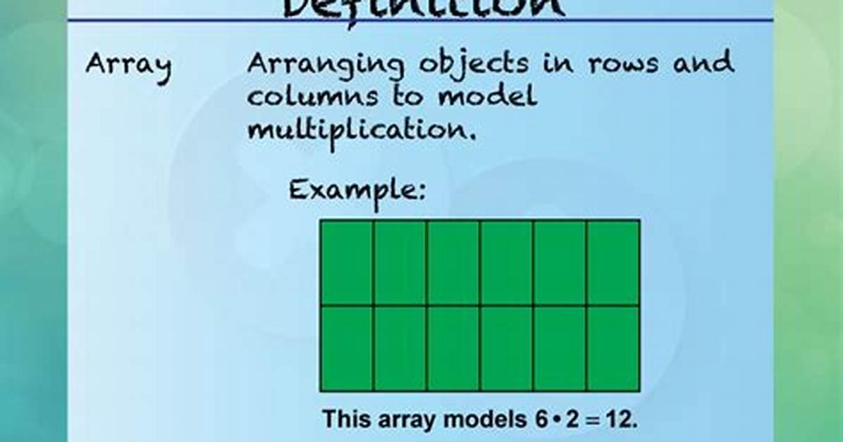 What Does Array Mean