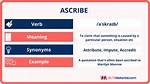 What Does Ascribe Mean