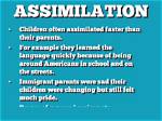 What Does Assimilation Mean?