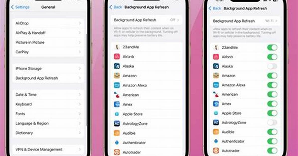 What Does Background App Refresh Mean