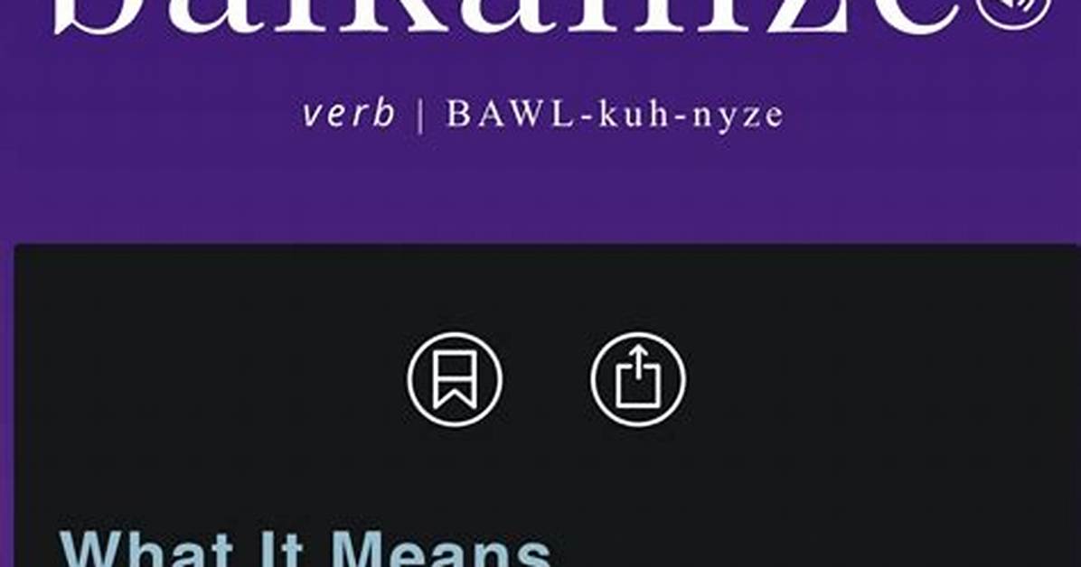 What Does Balkanized Mean?