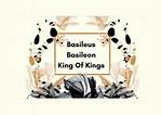 What Does Basileus Mean?