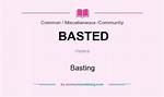 What Does Basted Mean?